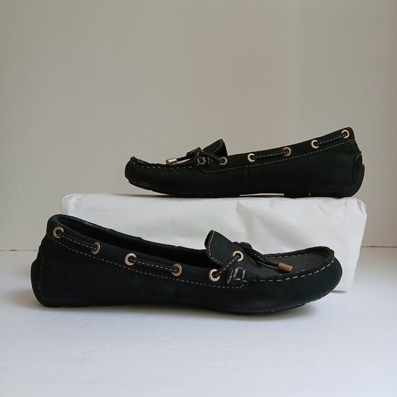B.O.C. by Born Concept 'Holland' Black Suede Driving Moccasins Sz 8M - Picture 6 of 11